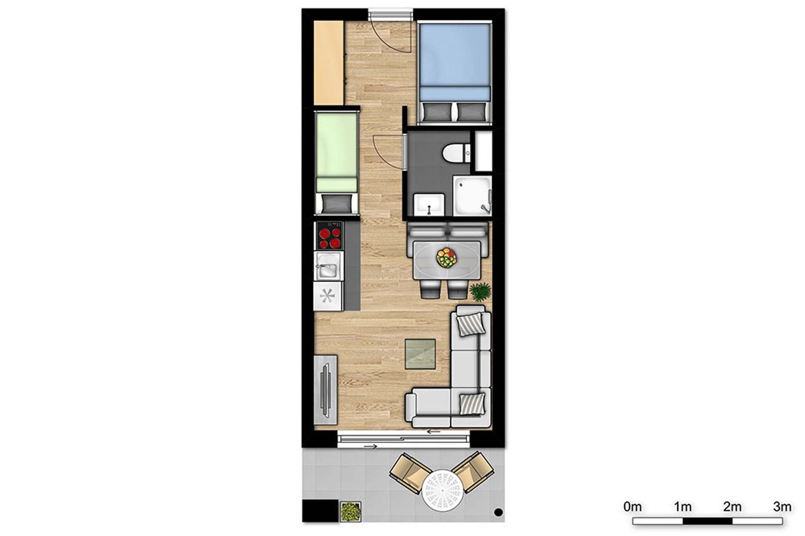 Holiday Suite pour 2 adultes et 3 enfants