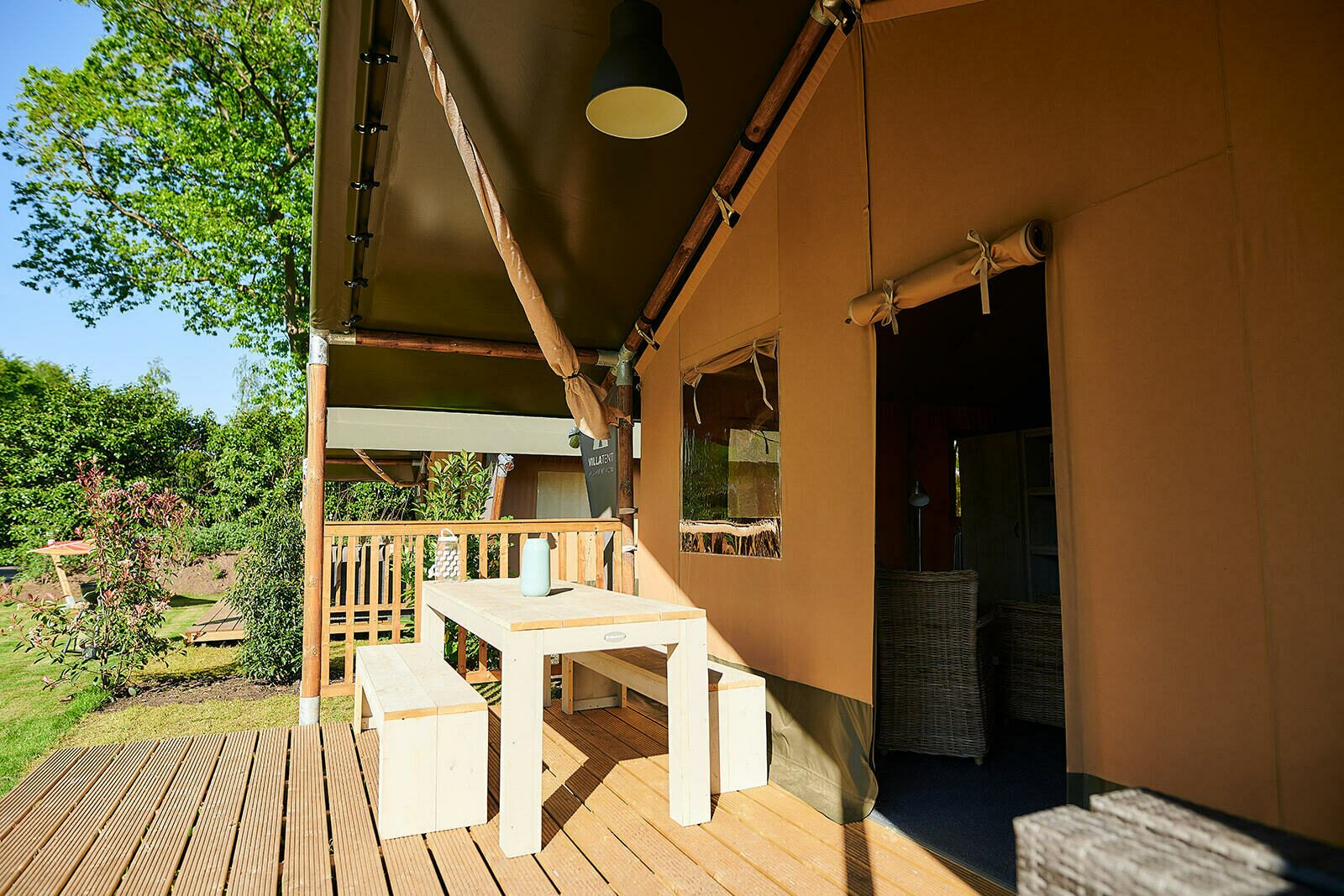 Luxe Villatent XL Privé Sanitair | 4-6 Pers.
