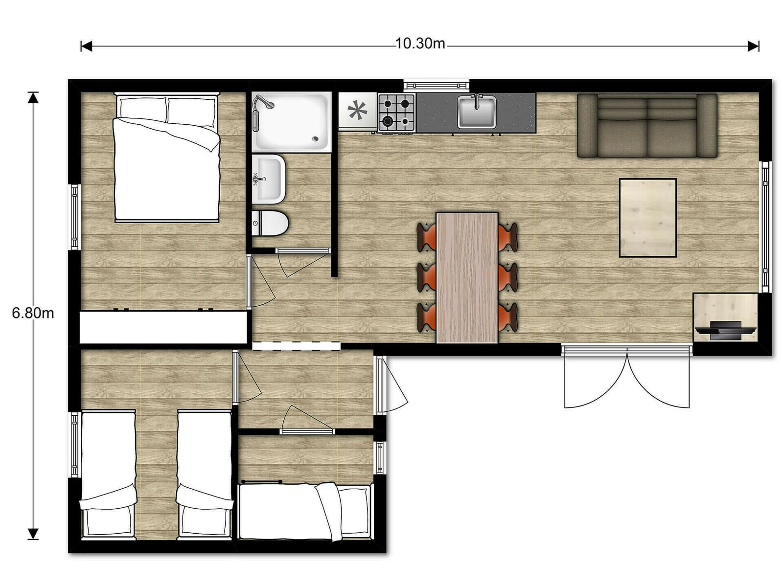 Chalet - Holidaypark Hart van Zeeland