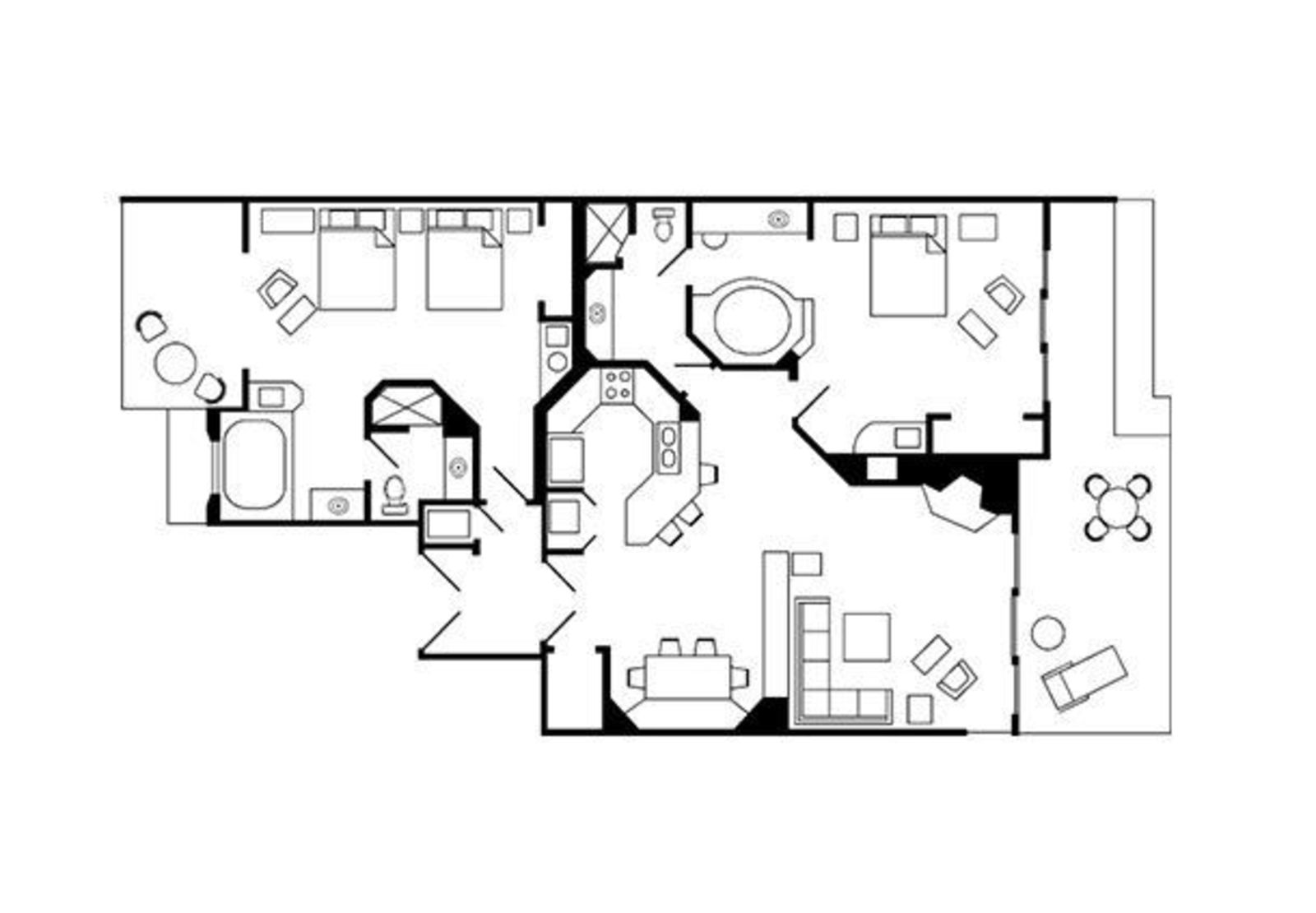 Marriott's Village d'ile-de-France (near Disneyland Paris), 2-Bedroom