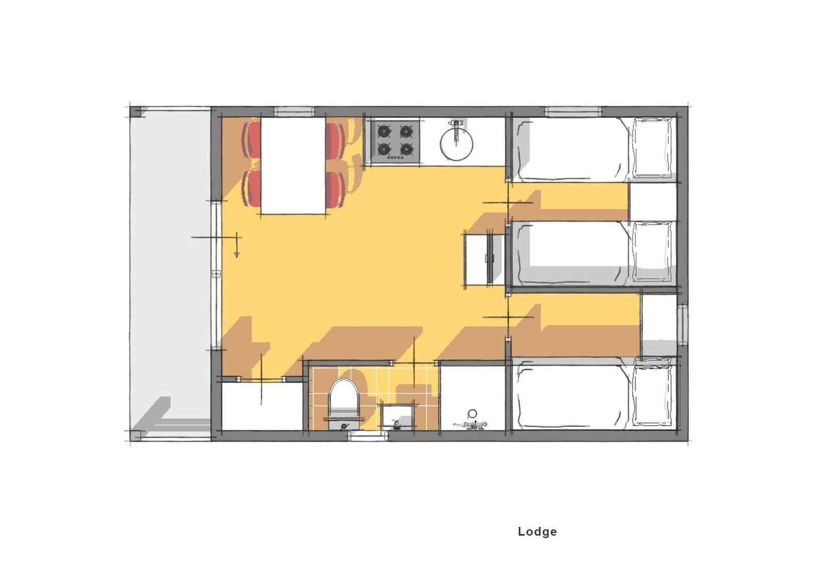 4-Persons Lodge