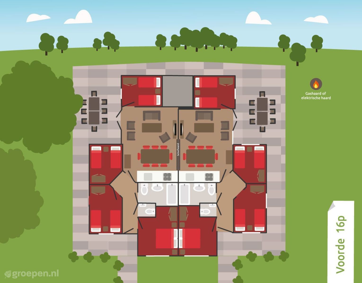 Get Wallpaper Vakantiehuis In Vakantiehuis Voorthuizen Gelderland Voor 16 Personen For Free